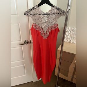 AX Paris UK 10, US 6 Orange